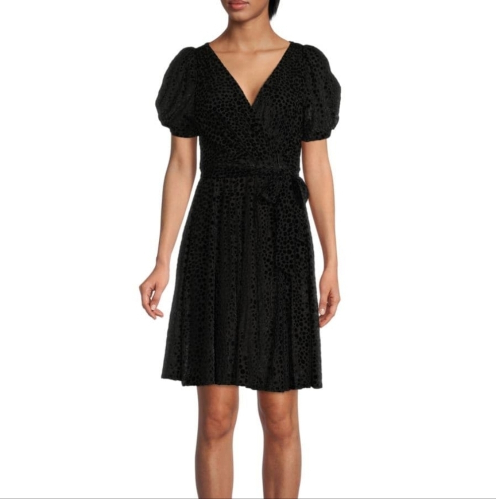 BNWT Velvet Faux Wrap Dress